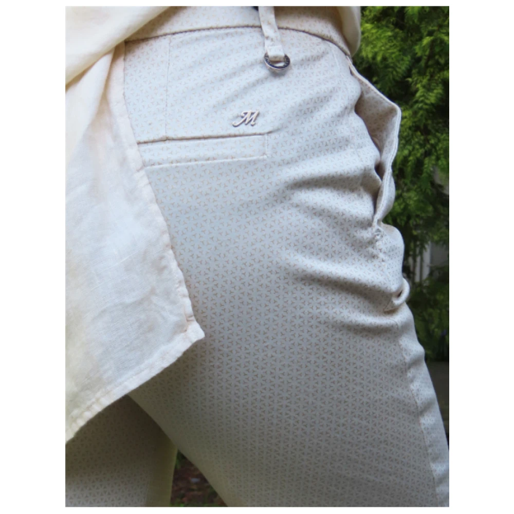 Mason's New York Micro Geprinte Broek Beige Dames
