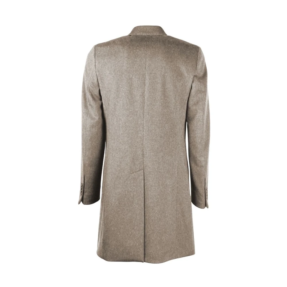 Made in Italia Beige wollen jas met Loro Piana-stof Beige Heren
