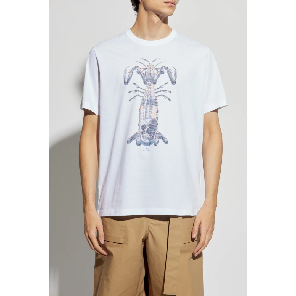 PS By Paul Smith T-shirt met print White Heren