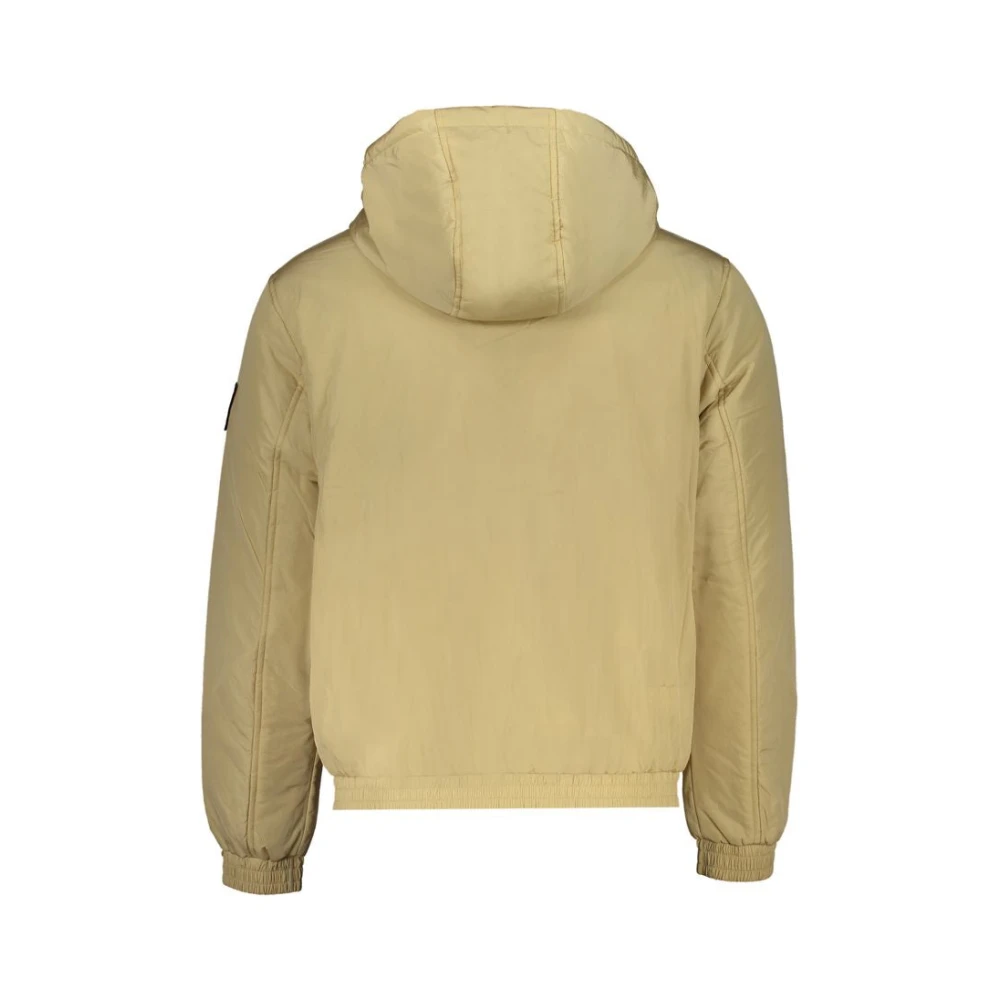 Calvin Klein Beige Polyester Hoodie met Print Beige Heren