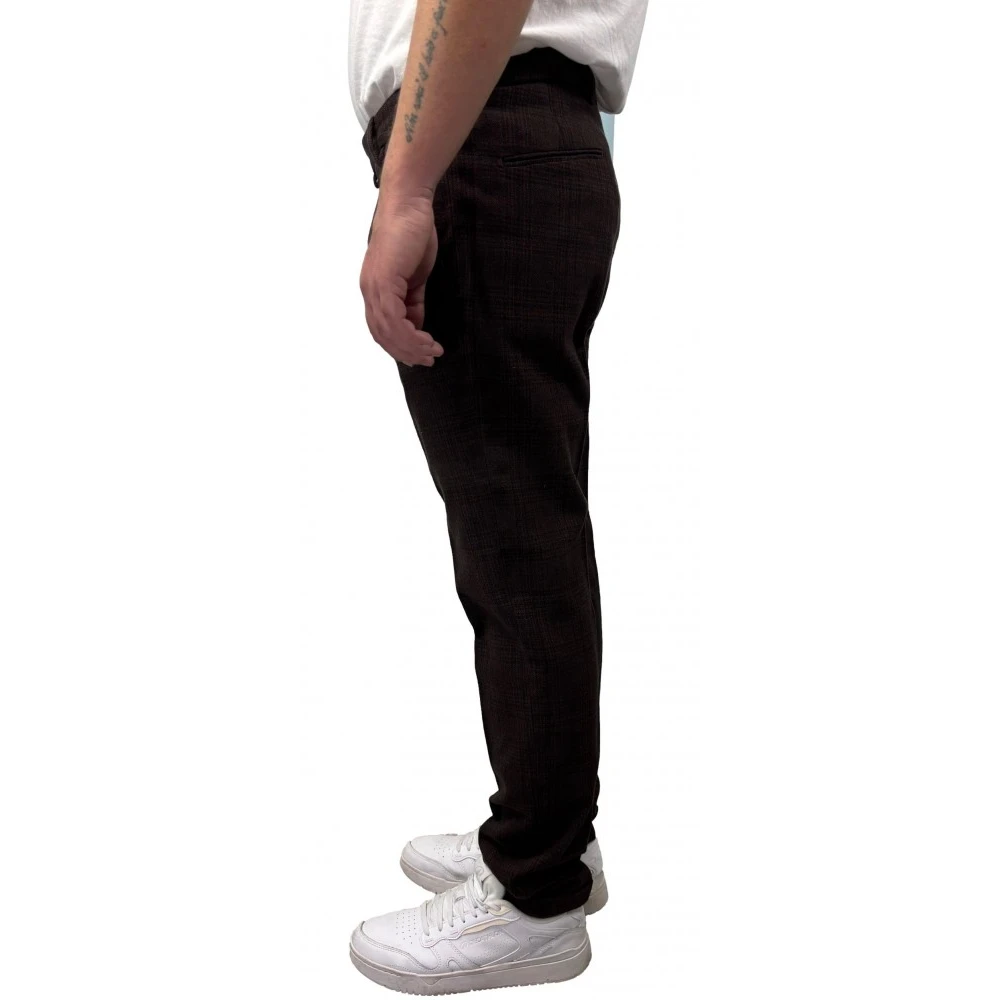 Briglia Katoenen Pantalone 1949 Stijl Brown Heren