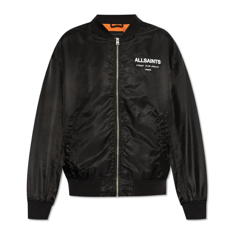 AllSaints Underground Bomberjack Black Heren