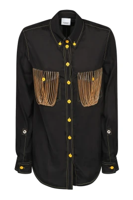 Chain Pocket Detail Shirt