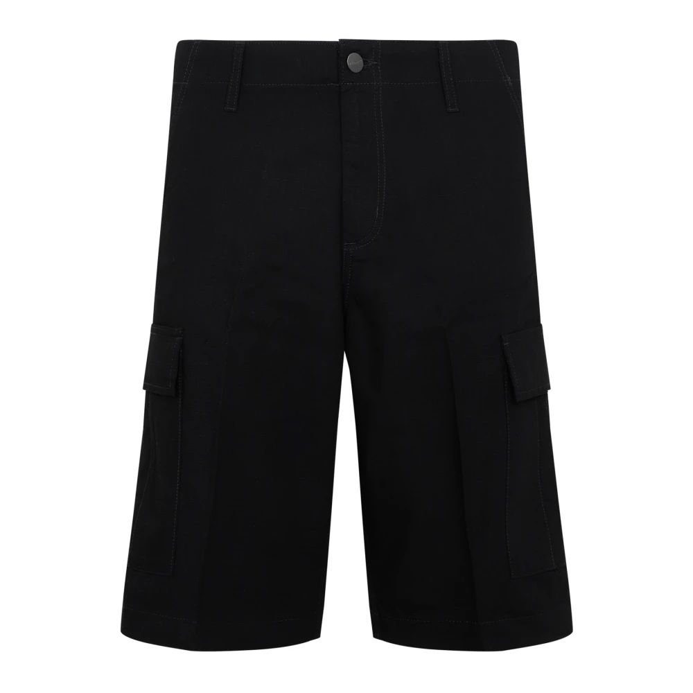Carhartt Wip Men's Black Regular Cargo Shorts In - Casual Shorts - W32 - Shorts