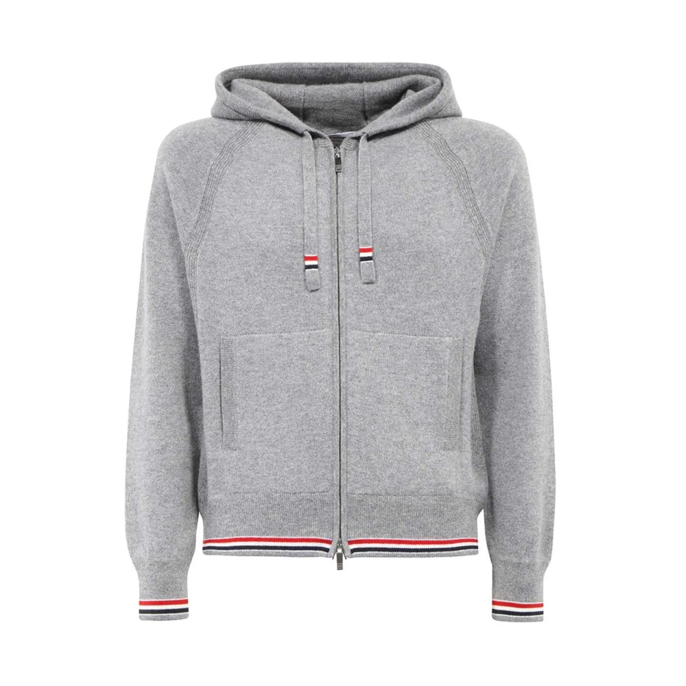 Thom Browne Cashmere Ritsvest met Zakken Gray Heren