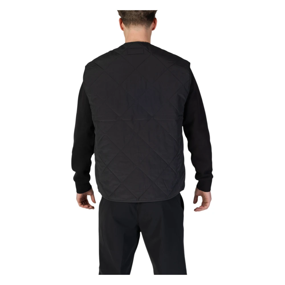 Calvin Klein Jeans Nylon Lente Zomer Heren Overhemd Collectie Black Heren