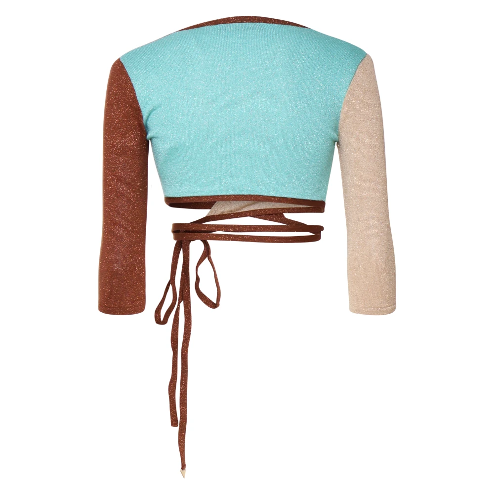 Akep Dubbelkleurige hartverwarmende trui Multicolor Dames