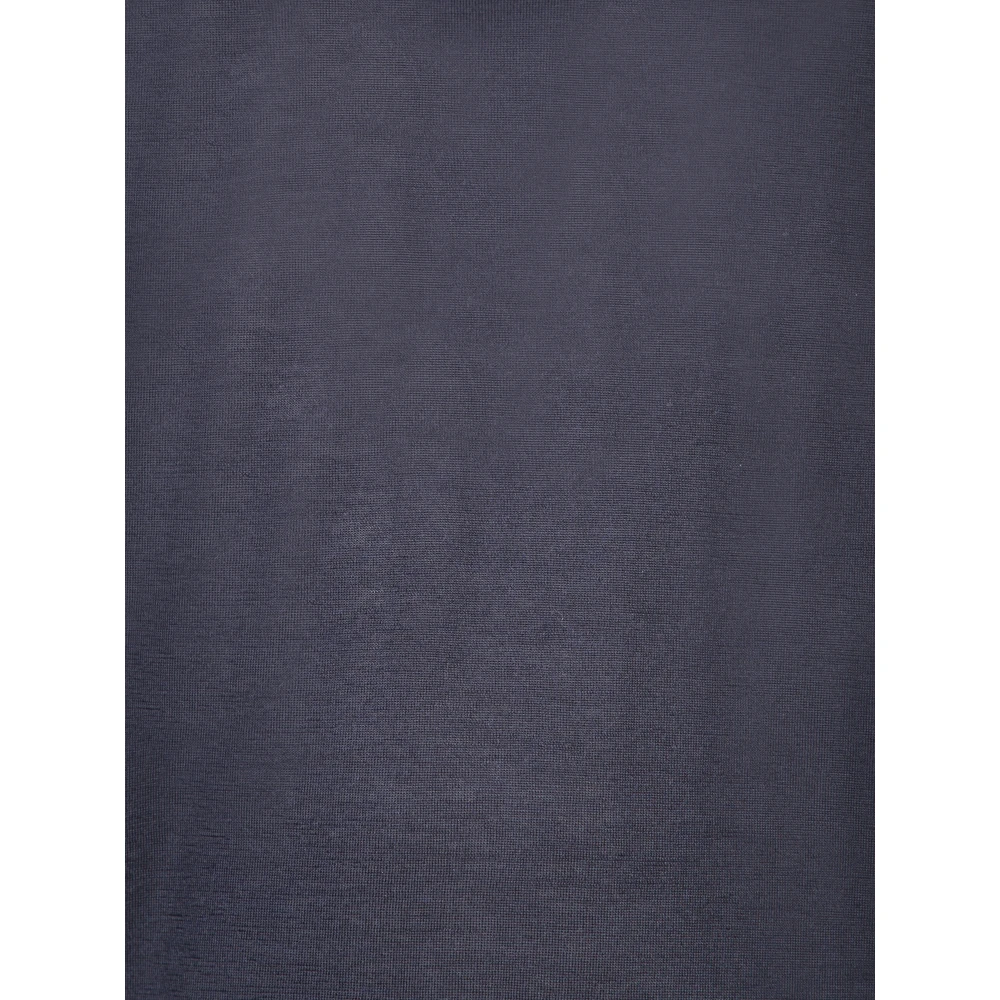 BRUNELLO CUCINELLI Luxe Cashmere Silk Crewneck Sweater Blue Heren