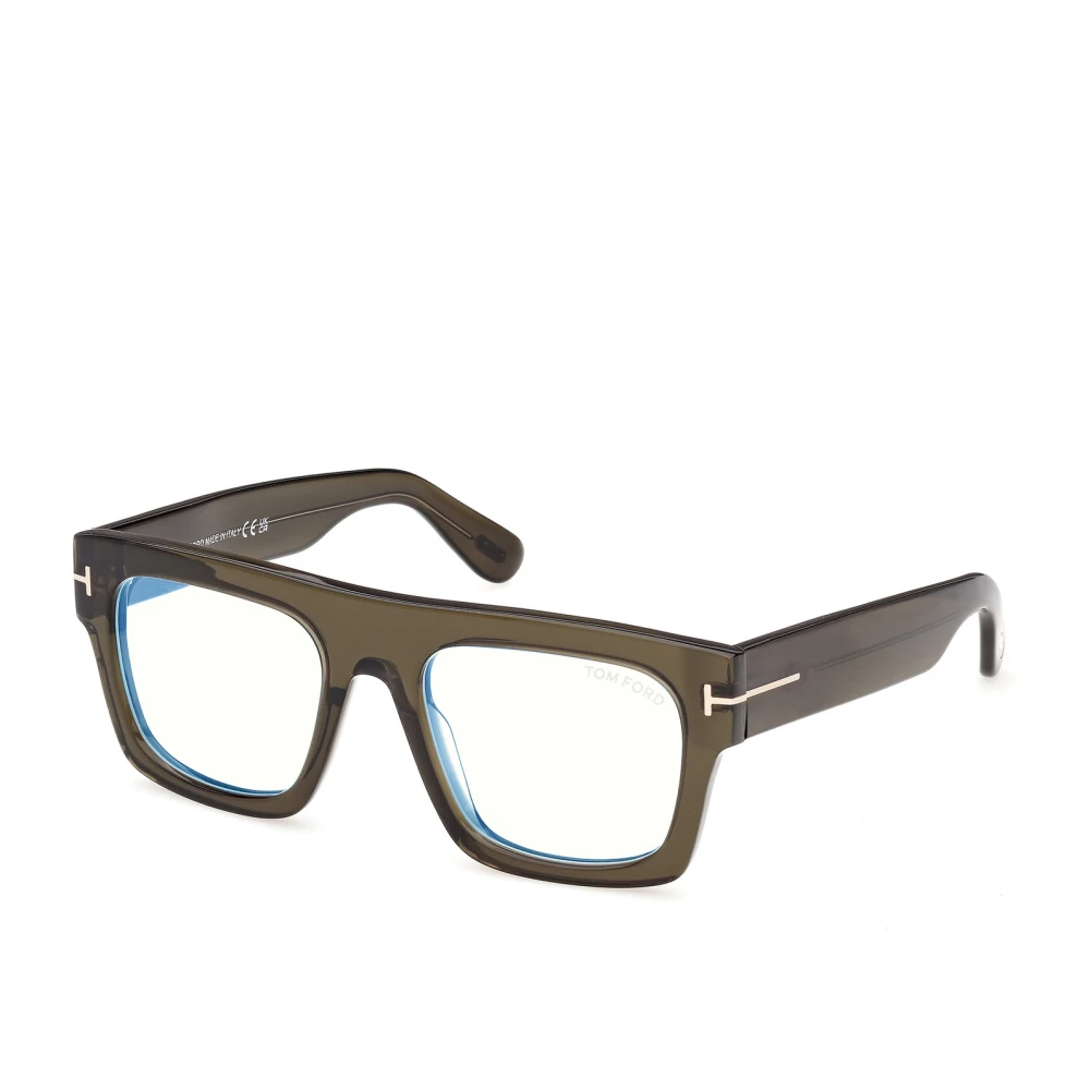 Tom Ford Men's Green Glasses, 53 Mm, Optical Frame