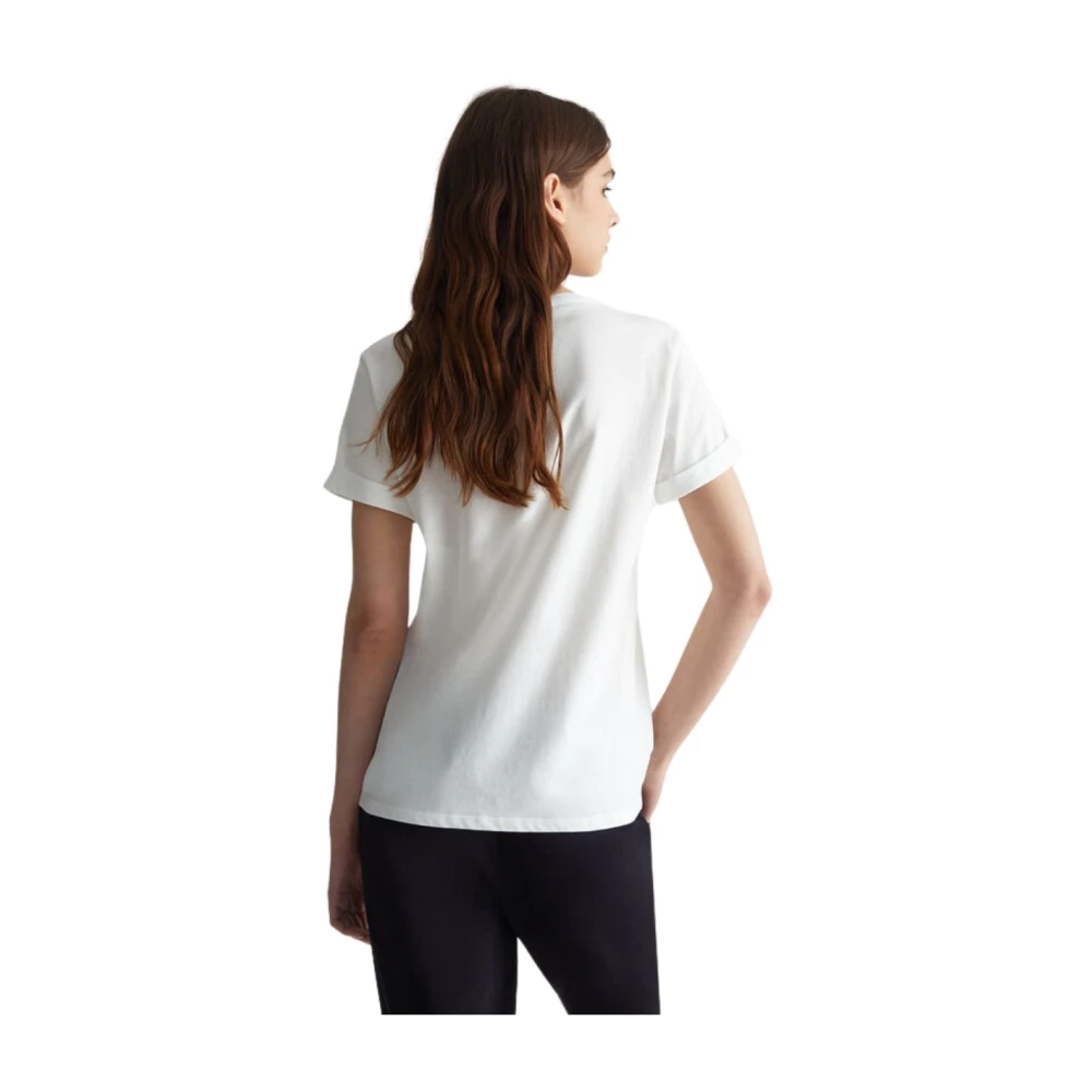 Liu Jo T-shirt met strass White Dames