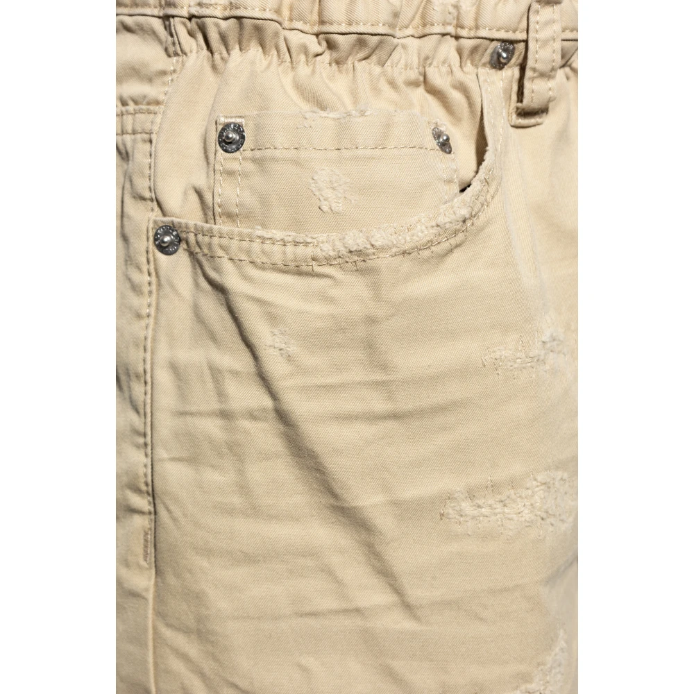 Dsquared2 Broek Grote Broer Beige Heren