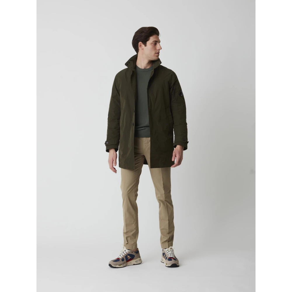 C.P. Company Stijlvolle Lange Jas Green Heren