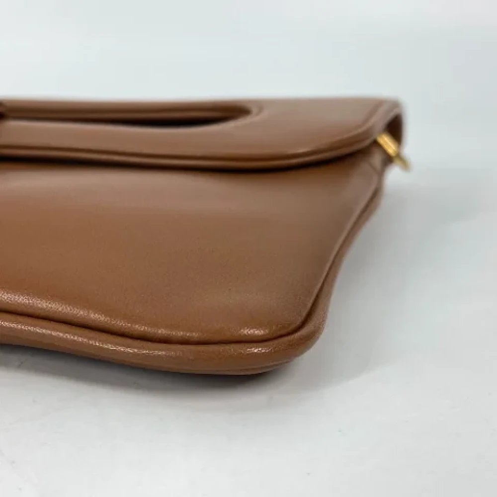 Dior Vintage Pre-owned Leather dior-bags Brown Dames
