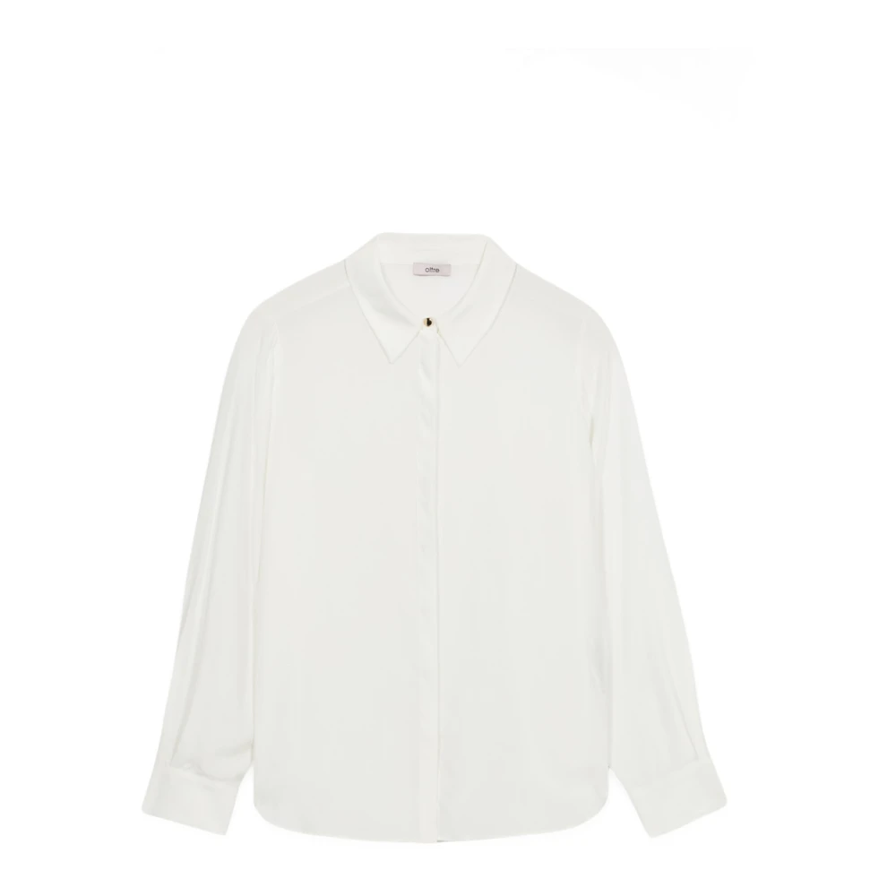 Oltre Viscose Blouse White Dames