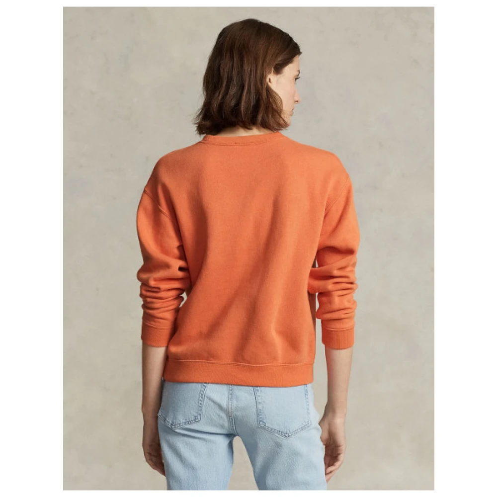 Polo Ralph Lauren Iconische Ralph Lauren Sweatshirt Orange Dames