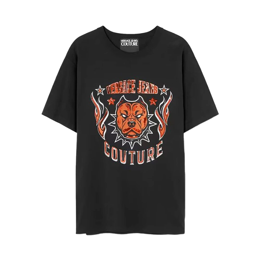 Versace Jeans Couture Men's Black T-Shirt - T-Shirts - S - Tops