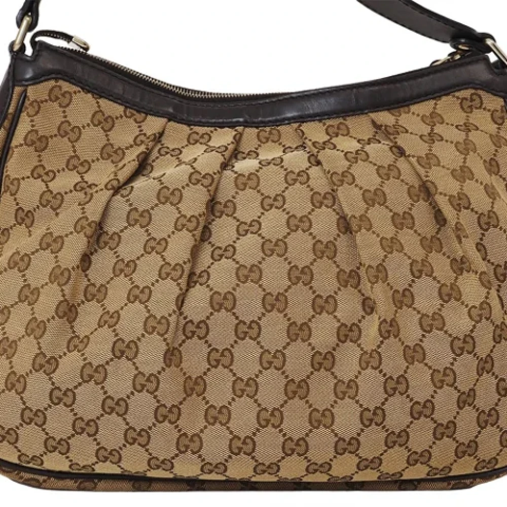 Gucci Vintage Pre-owned Canvas gucci-bags Brown Dames