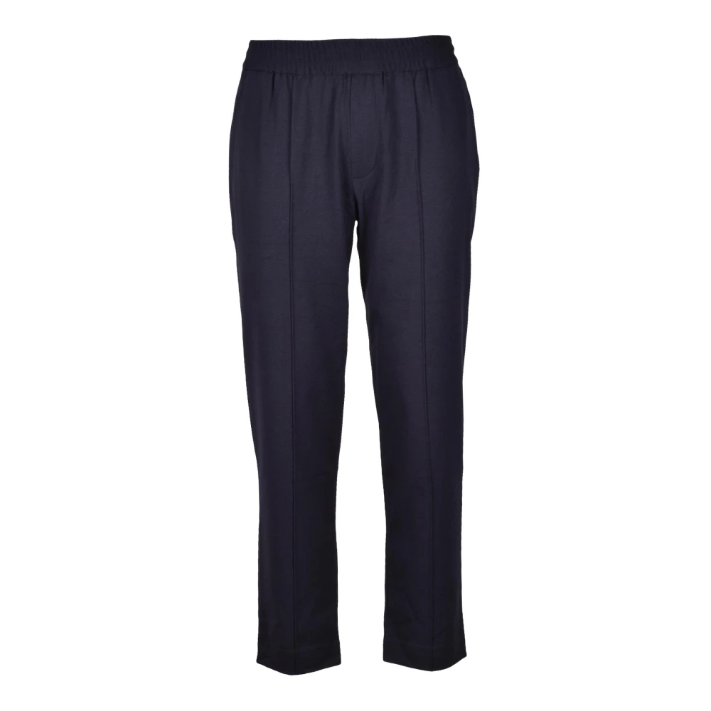Emporio Armani Elegante Stretch Broek Blue Heren