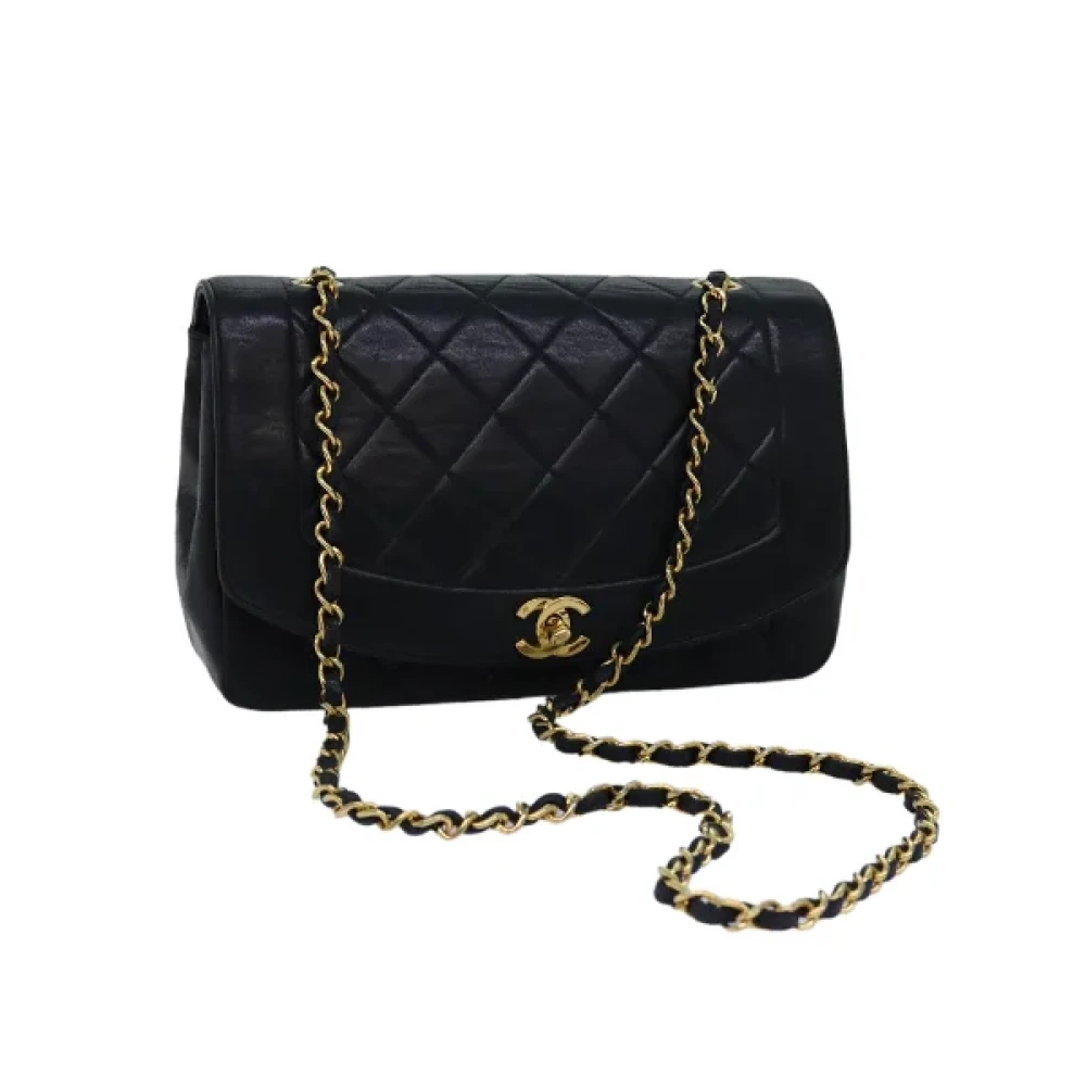 Chanel Vintage Pre-owned Fabric chanel-bags Black Dames