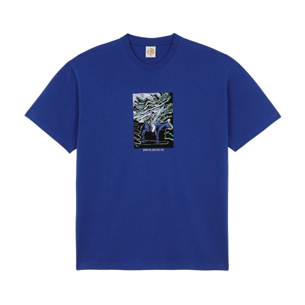 Polar Skate Co. Katoenen T-shirt Blue Heren