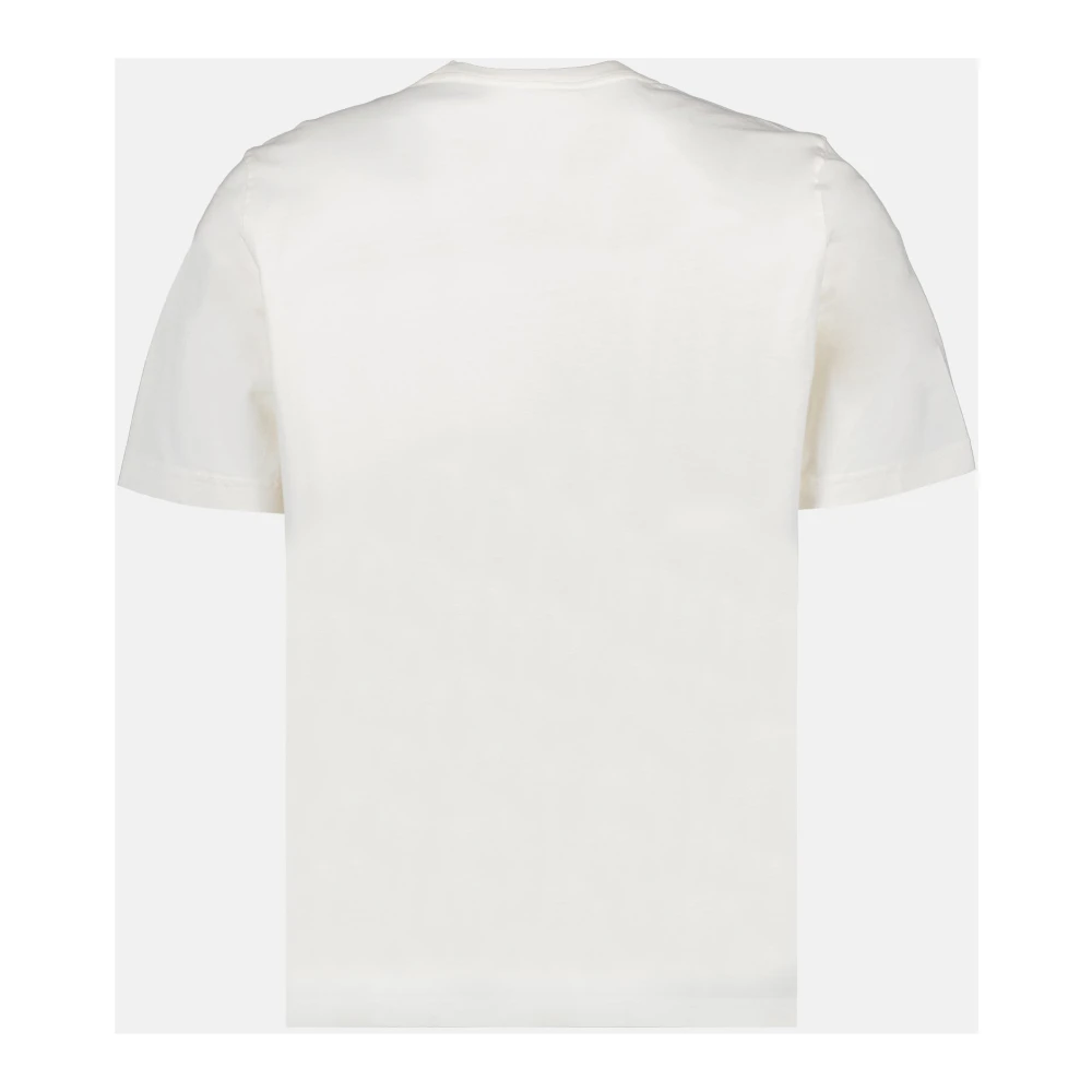 Dior Casual Bobby T-shirt met Logo Borduursel White Heren