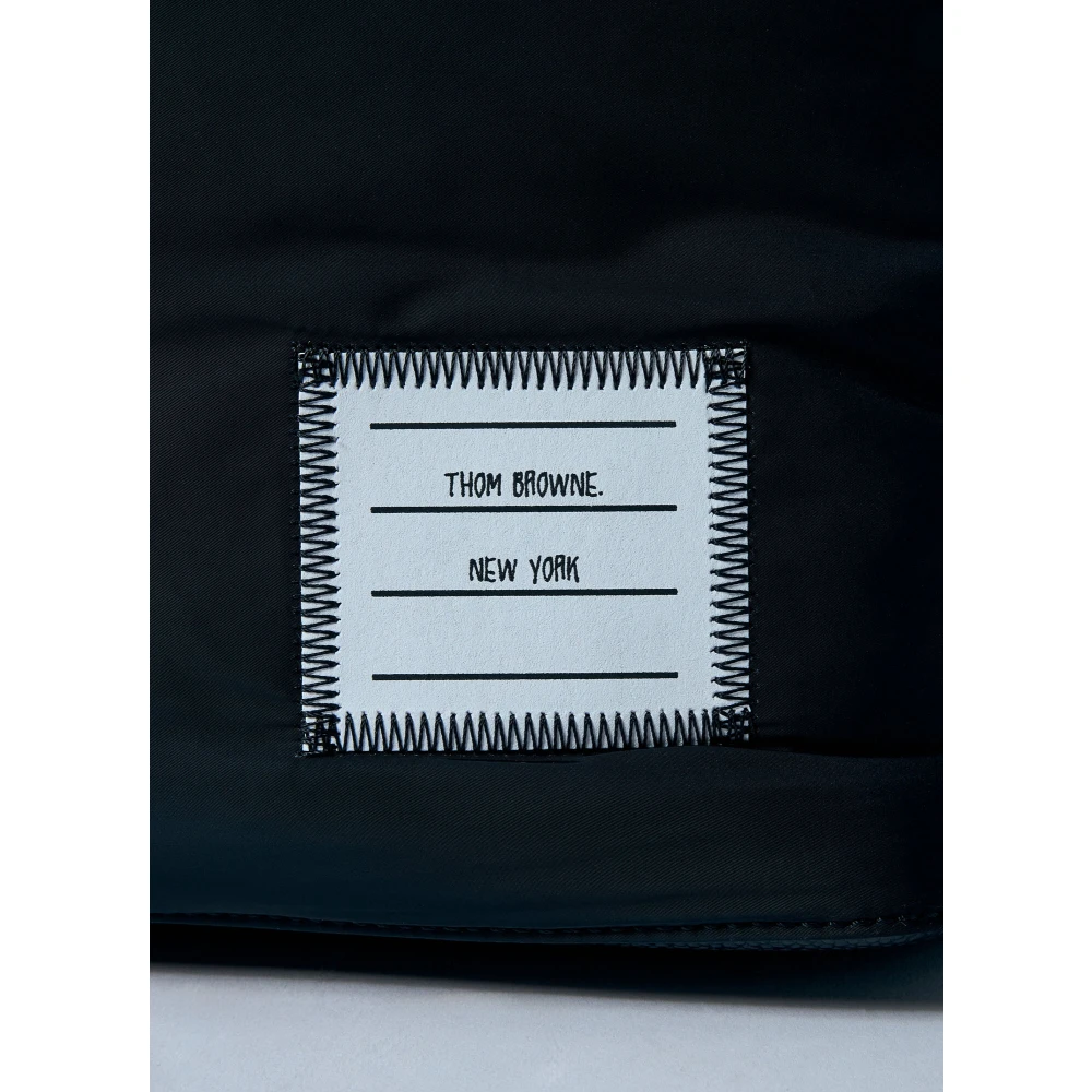 Thom Browne Logo Patch Reistas Black Heren