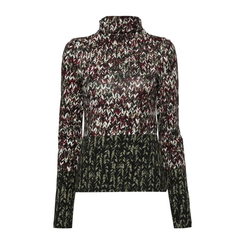 Loewe Groene Katoenen Longsleeve T-shirt Green Dames