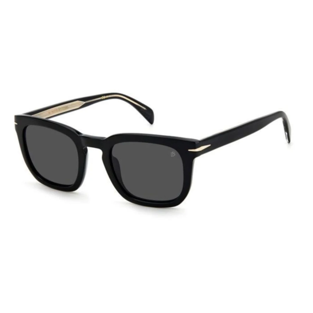 Eyewear By David Beckham Unisex Black Sunglasses, 50 Mm, 7076/S Sunglasses