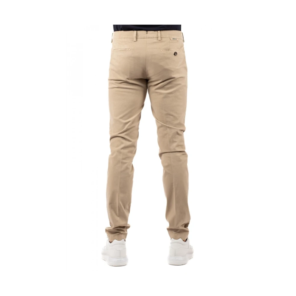 Berwich Herenbroek Klassieke Stijl Beige Heren