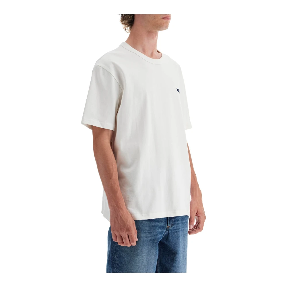 A.p.c. Boxy Fit Crew Neck T-Shirt White Heren