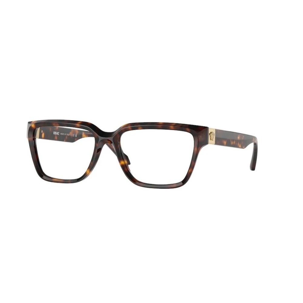 Versace Women's Transparent Woman Ve3357 108 Optical Frames Acetate Turtle Squared Normal - Image 2