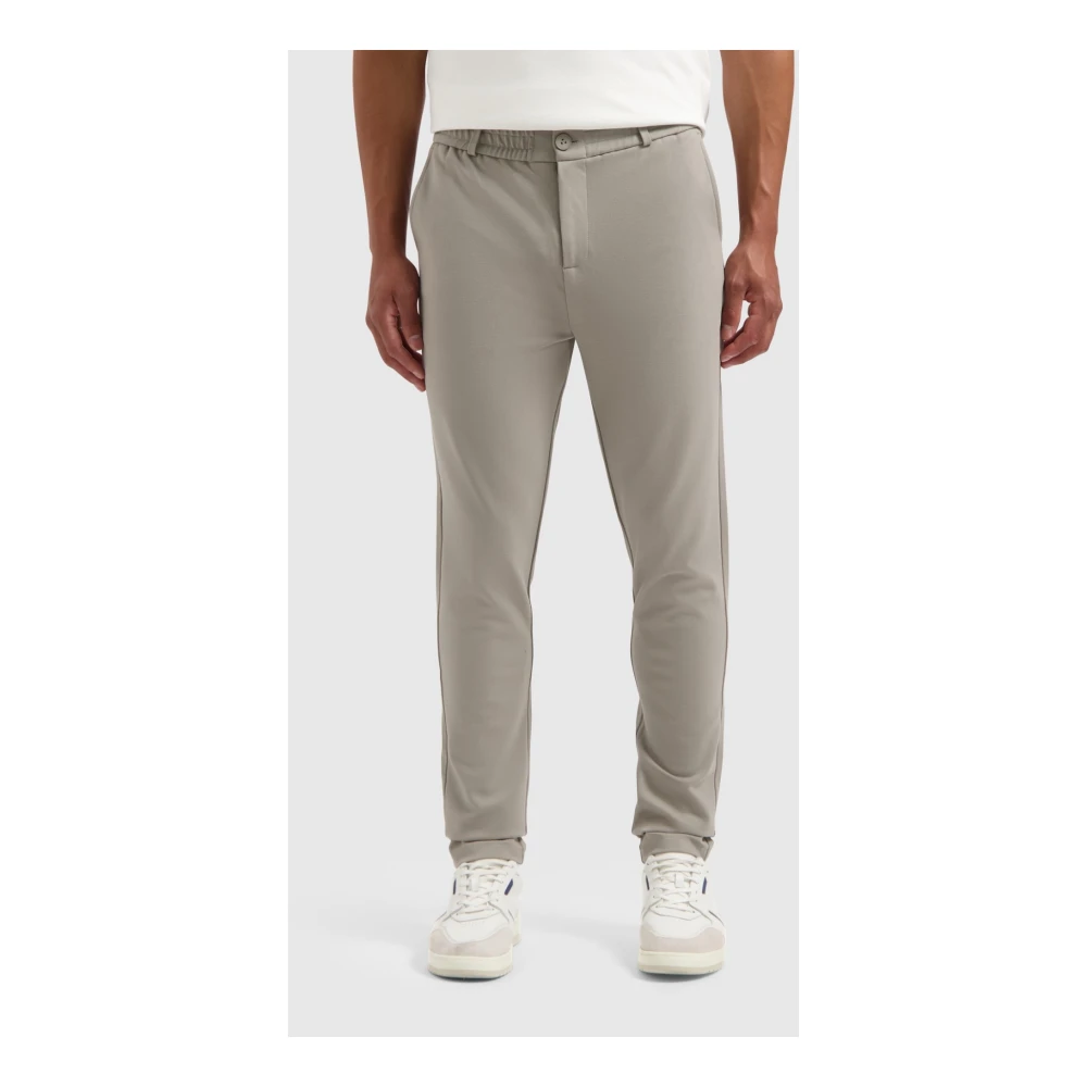 Pure Path Slimme Taupe Broek voor Stijlvolle Look Gray Heren