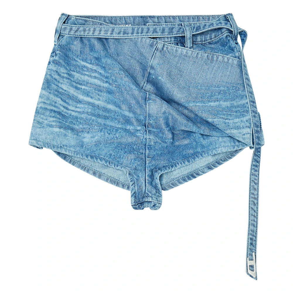Diesel Blue Drexa Fsi1 Shorts - Female - Denim Shorts - W28 - Shorts