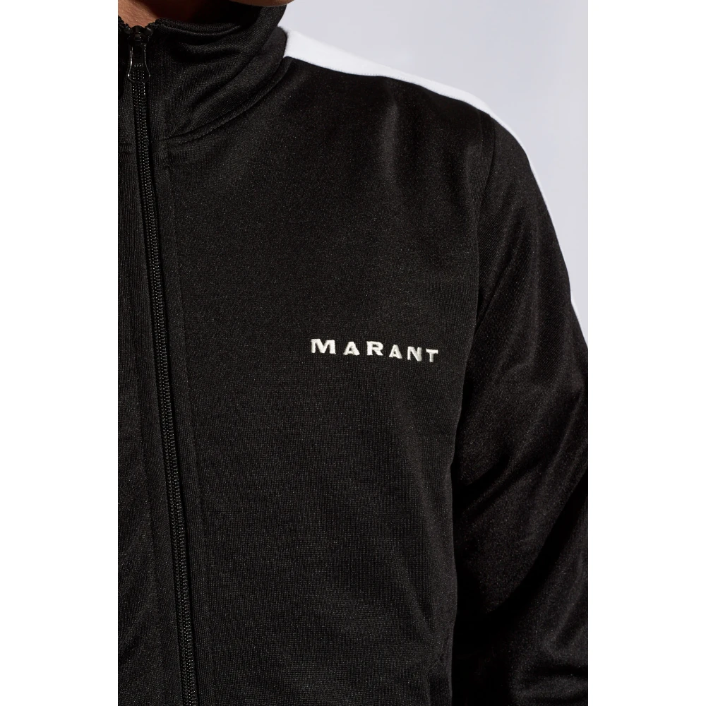 Isabel marant Sweatshirt met logo Black Heren