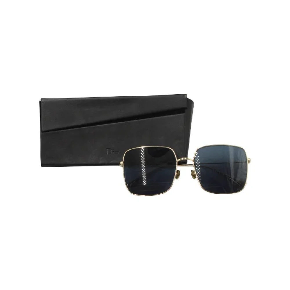 Dior Vintage Pre-owned Glass sunglasses Yellow Dames