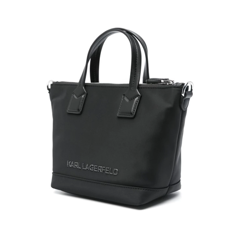 Karl Lagerfeld kleine Ikon tote tas Black Dames