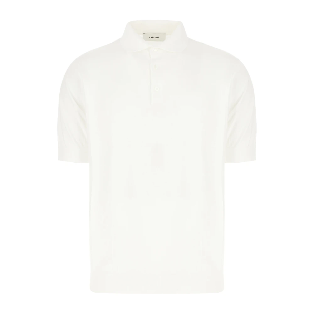 Lardini Klassieke Polo Shirt voor Mannen White Heren