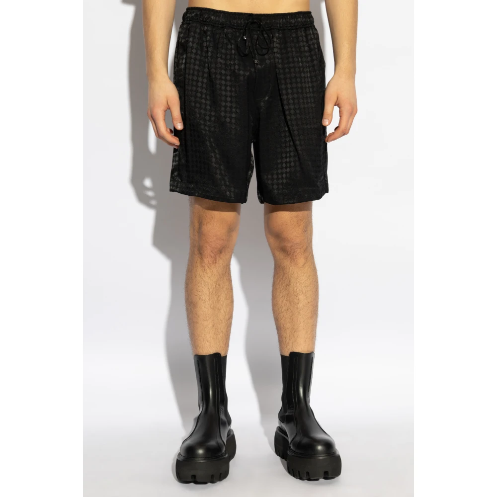 Amiri Logo shorts Black Heren