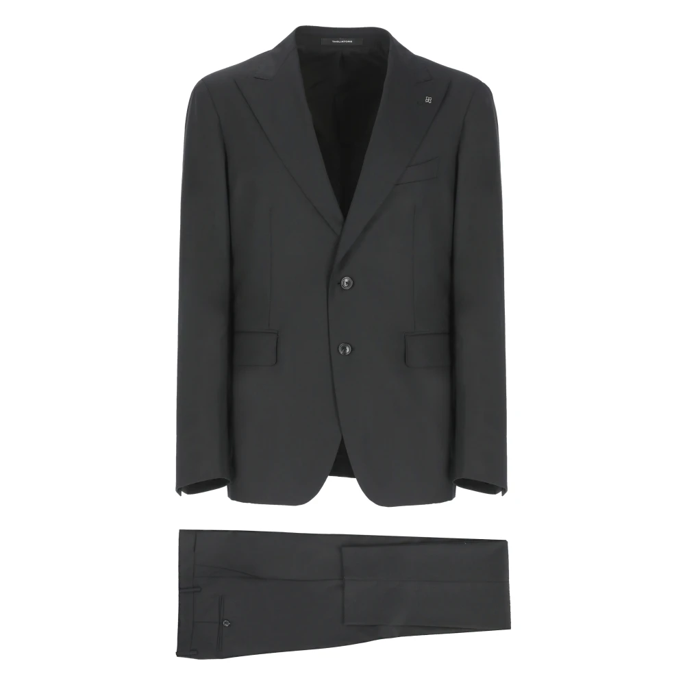 Tagliatore Zwart pak Black Heren
