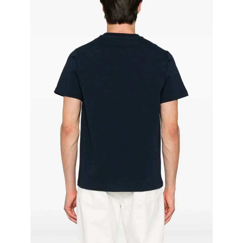 A.p.c. Logo Geborduurd T-shirt Blue Heren