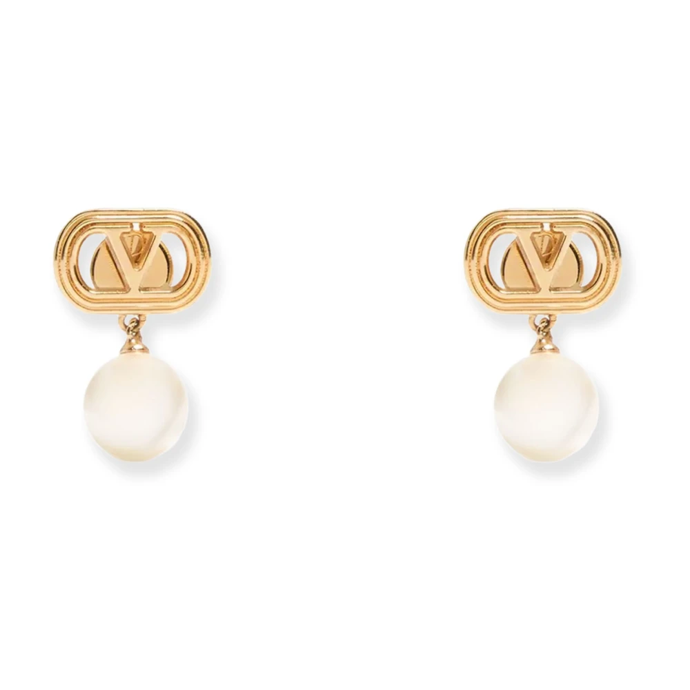 Valentino Garavani Women's Yellow Ovalette Earrings