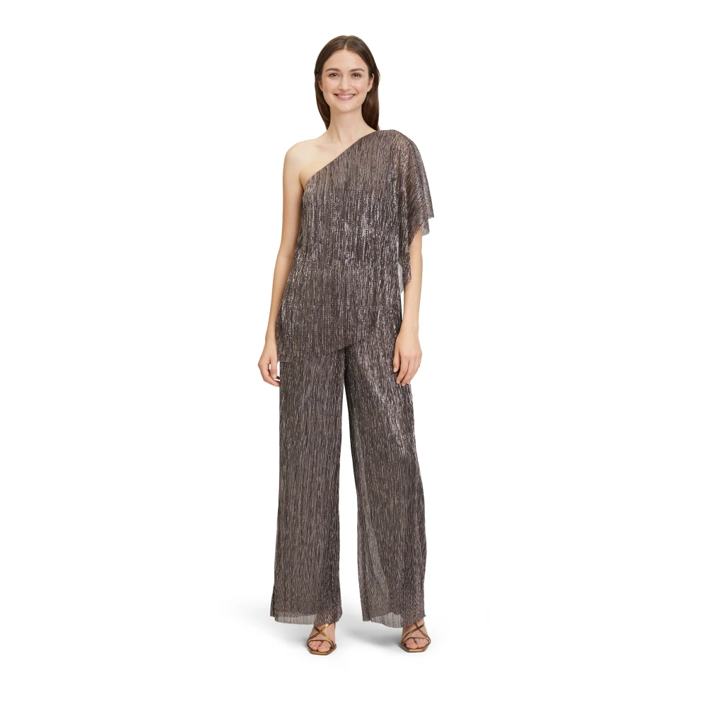 Vera Mont Elegante jumpsuit met korte mouwen Yellow Dames