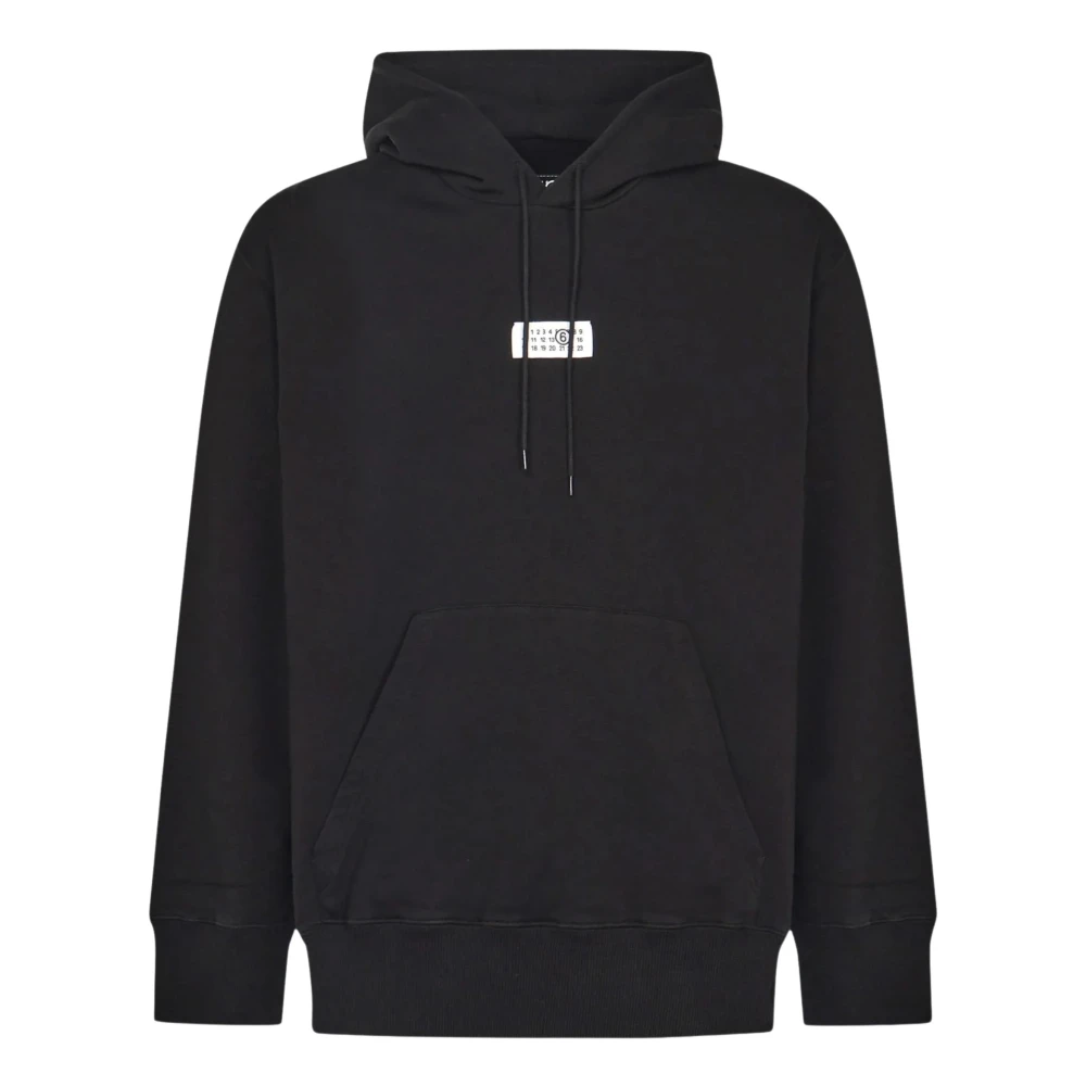 Mm6 Maison Margiela Men's Black Numeric Sweatshirt - Hoodies - M - Sweatshirts & Hoodies