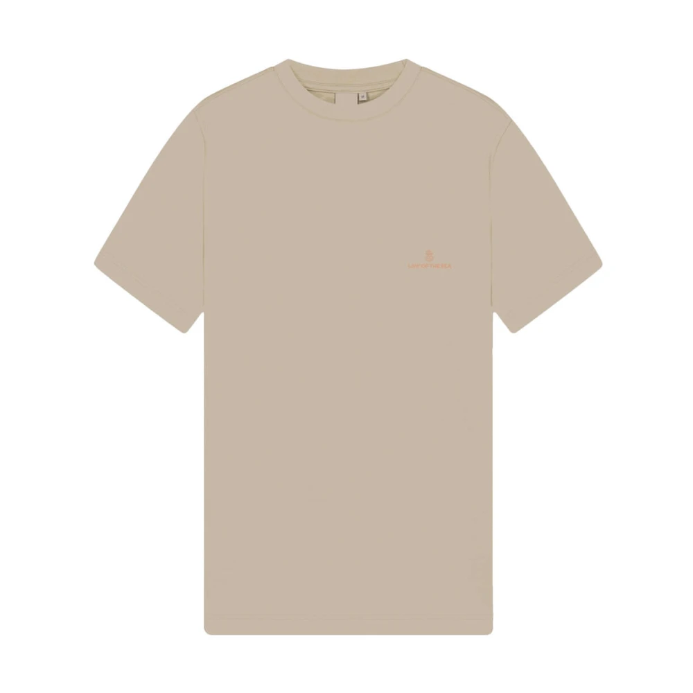LAW OF THE SEA Logo Tee Korte Mouw Shirt White Heren