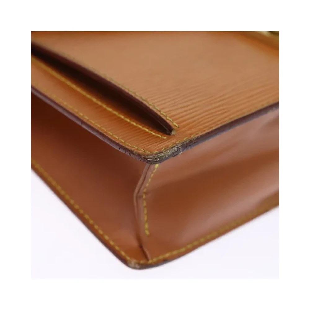 Louis Vuitton Vintage Pre-owned Leather handbags Brown Dames