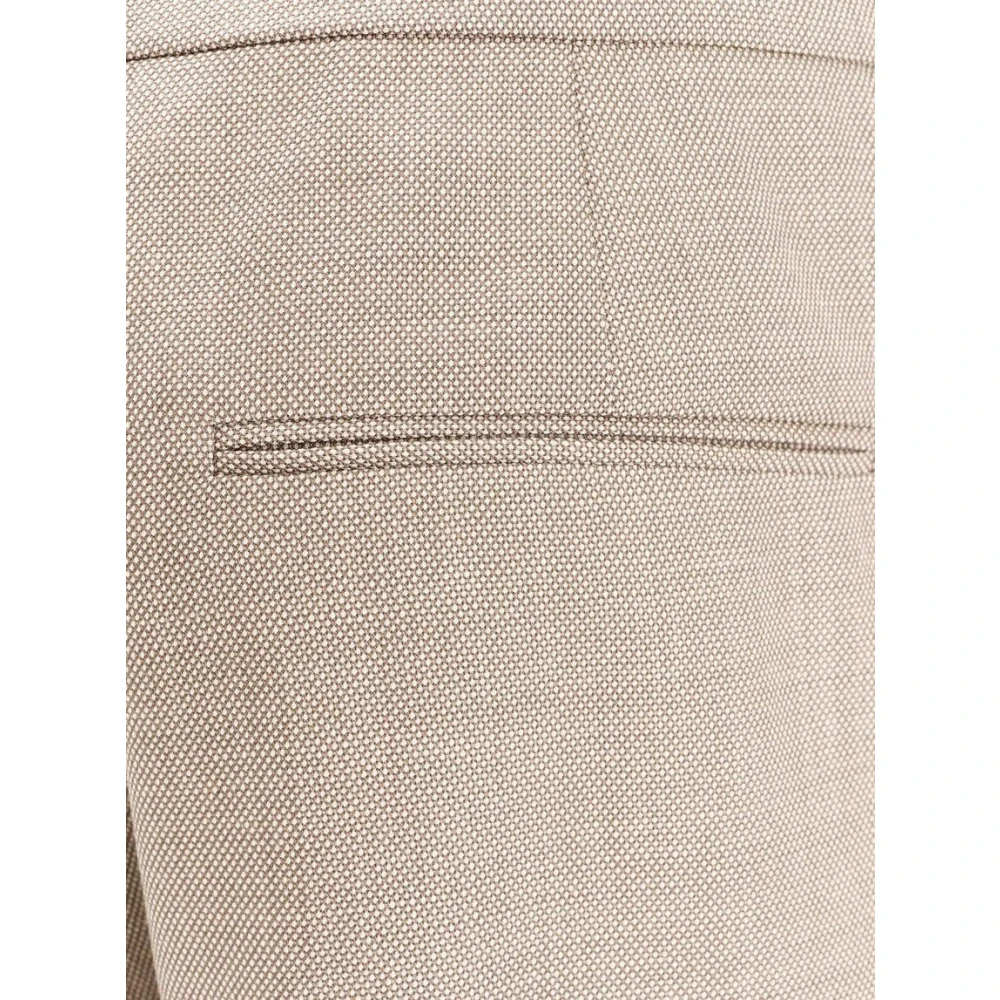 Saint Laurent Wollen Broek Beige Heren