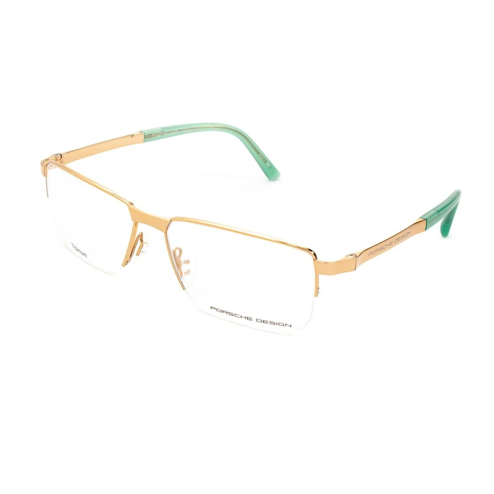 Porsche Design Gouden titanium monturen met Japanse wijzerplaat Yellow Heren