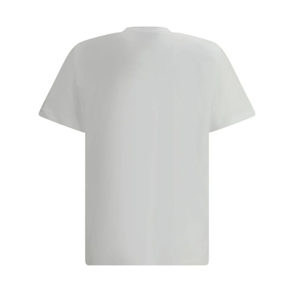 Moschino Koffiepot Print T-Shirt White Heren