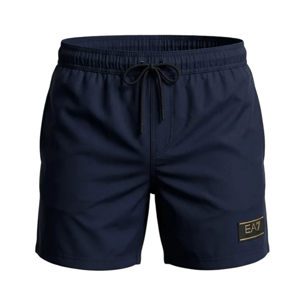 Emporio Armani Ea7 Uomo Blu Costumi Da Bagno, 2XL, New,