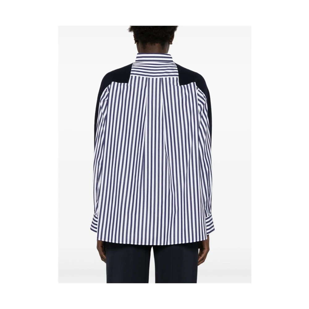 Sacai Blauwe Geknoopte Trui Multicolor Dames